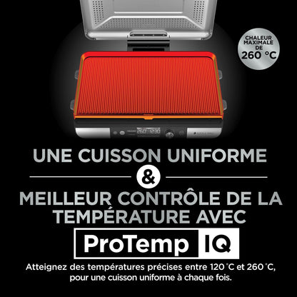 Ninja Sizzle Pro XL Grill Electrique Intérieur & Plancha Electrique
