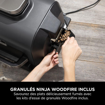 Ninja Woodfire Barbecue électrique et fumoir Pro XL