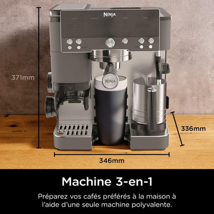 Ninja Luxe Premier, Machine a cafe a grain barista semi-automatique