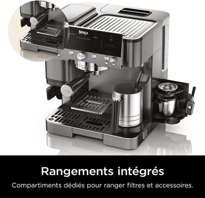 Ninja Luxe Premier, Machine a cafe a grain barista semi-automatique