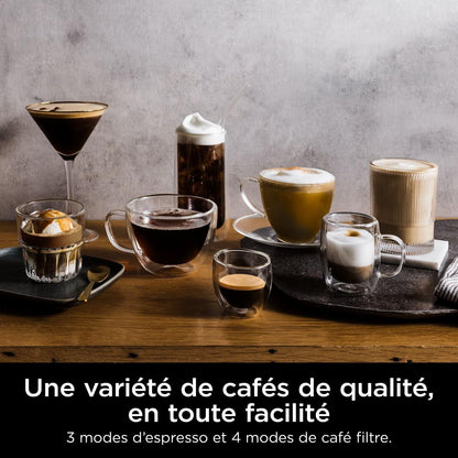 Ninja Luxe Premier, Machine a cafe a grain barista semi-automatique
