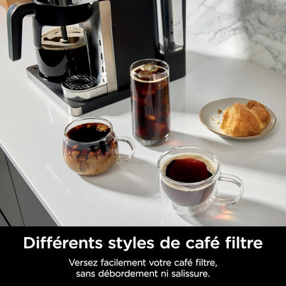 Ninja Prestige Machine à café filtre et capsules 2-en-1