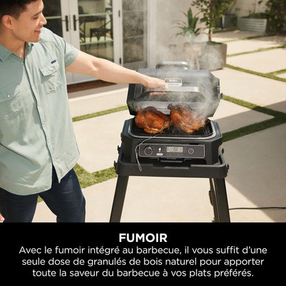Ninja Woodfire Barbecue électrique et fumoir Pro XL
