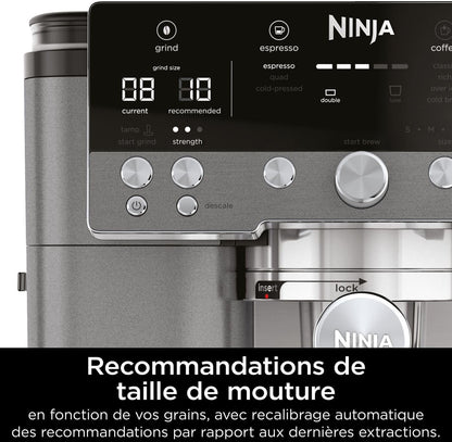 Ninja Luxe Premier, Machine a cafe a grain barista semi-automatique
