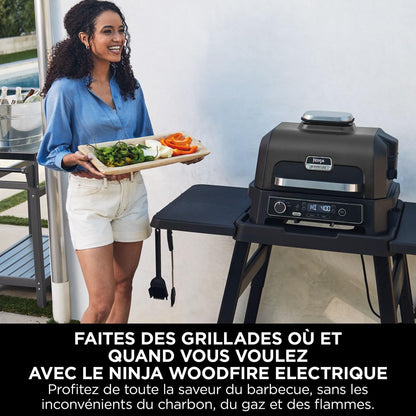 Ninja Woodfire Barbecue électrique et fumoir Pro XL